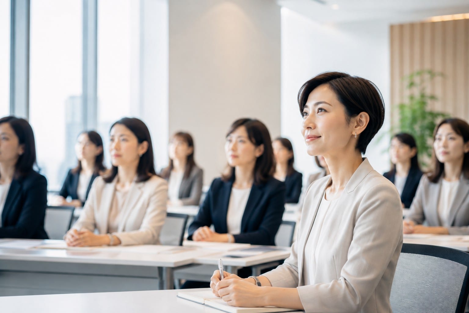 講義を受けている雰囲気
